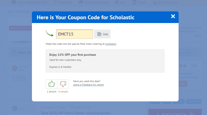 Scholastic promo code