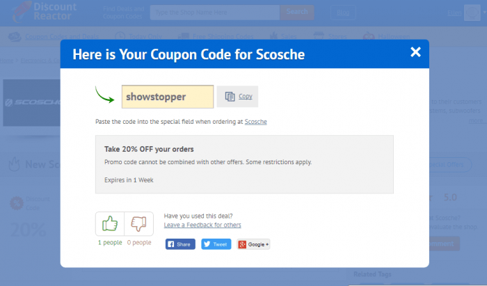 How to use a coupon code at Scosche