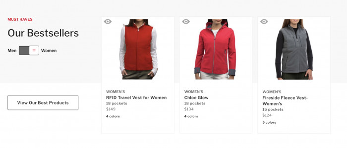 SCOTTeVEST range of products 