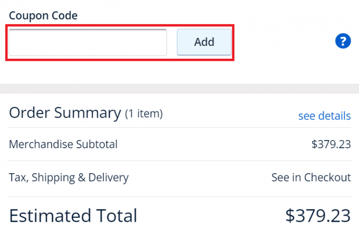 How to use Sears promo code