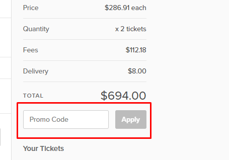 How to use SeatGeek promo code