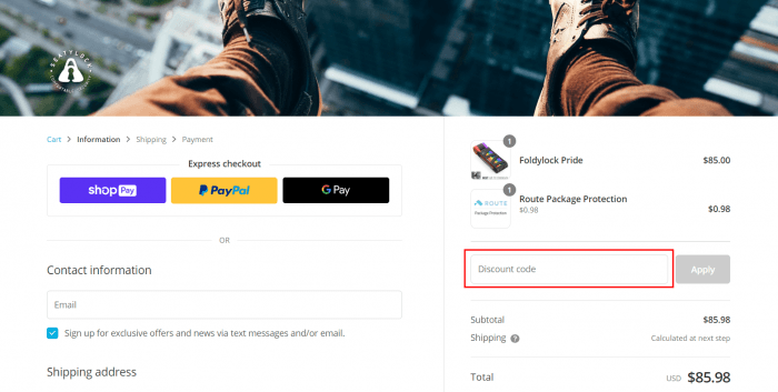 How to use SEATYLOCK promo code