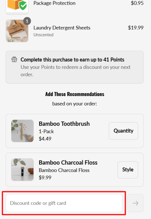 How to use Zero Waste Store promo code