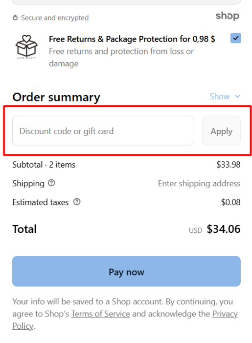 How to use Glow Beauty Hair promo code