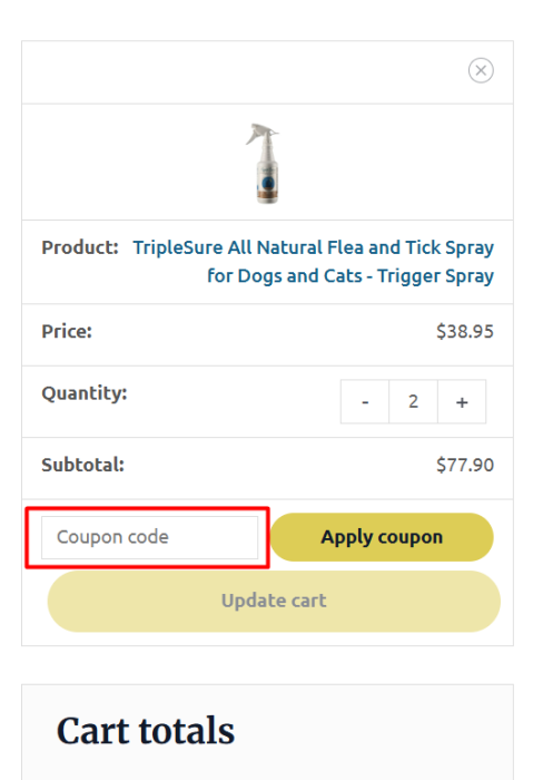 How to use Natural Wonder Pets promo code