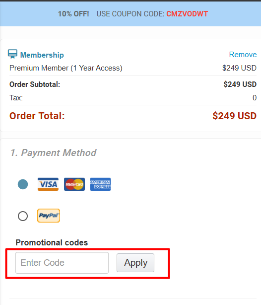 Where to enter BestMyTest TOEFL promo code How to use BestMyTest TOEFL promo code