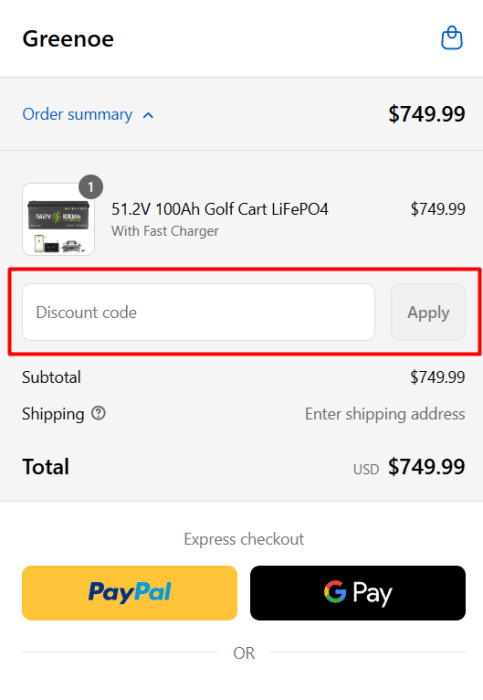 Where to enter GreenOE Power promo code How to use GreenOE Power promo code