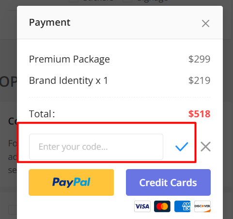 Where to enter 48 Hours Logo promo code How to use 48 Hours Logo promo code