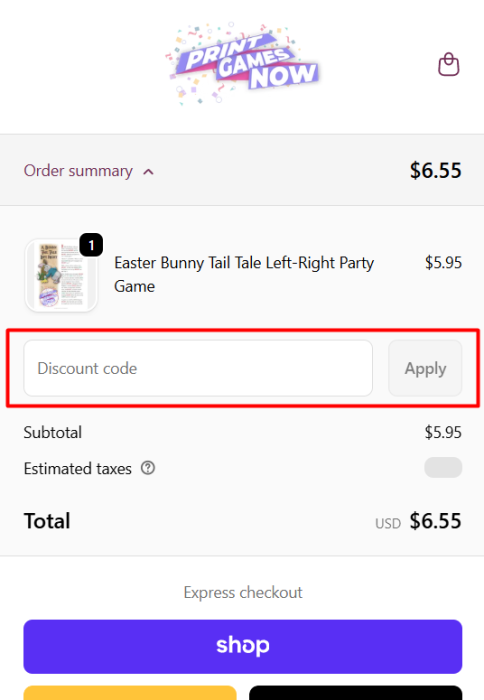 Where to enter Print Games Now promo code How to use Print Games Now promo code