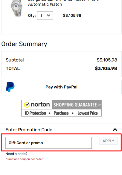 Where to enter Timepiece.com promo code How to use Timepiece.com promo code