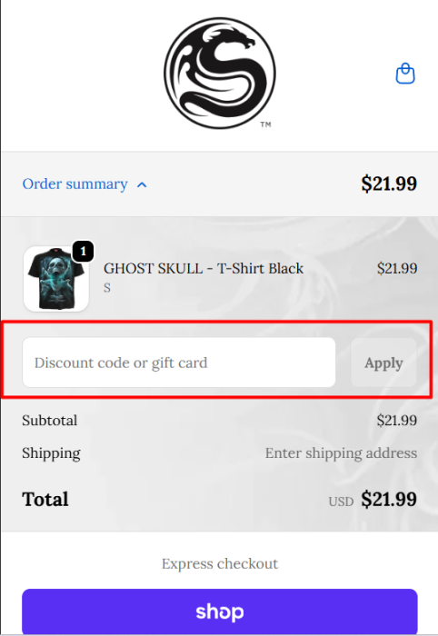 How to use Spiral Direct USA promo code