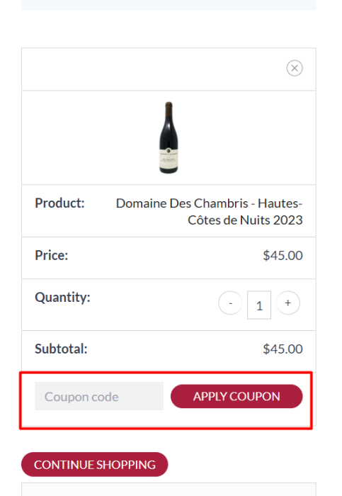 How to use Sommailier promo code