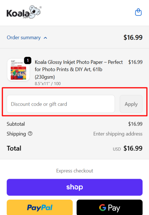 Where to enter KoalaGP promo code How to use KoalaGP promo code