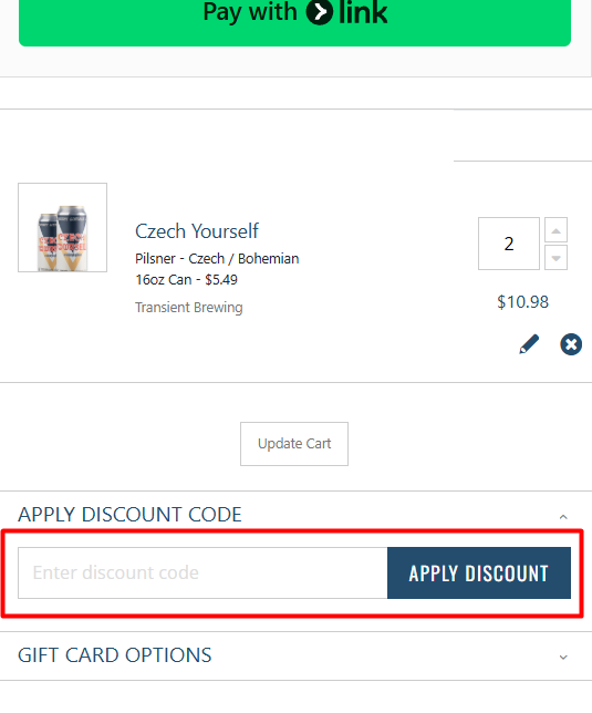 How to use Beer Drop promo code