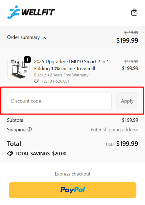 How to use WellFit promo code
