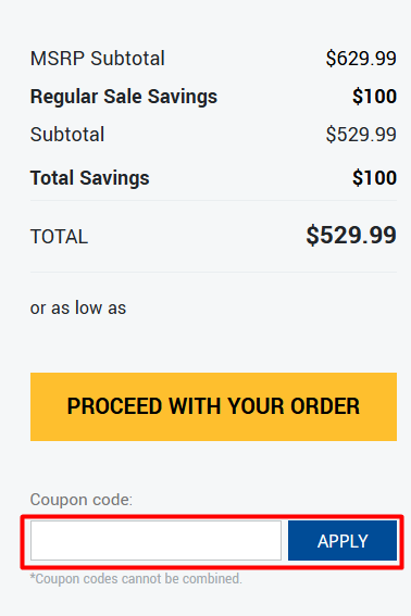 How to use XTERRA Fitness promo code