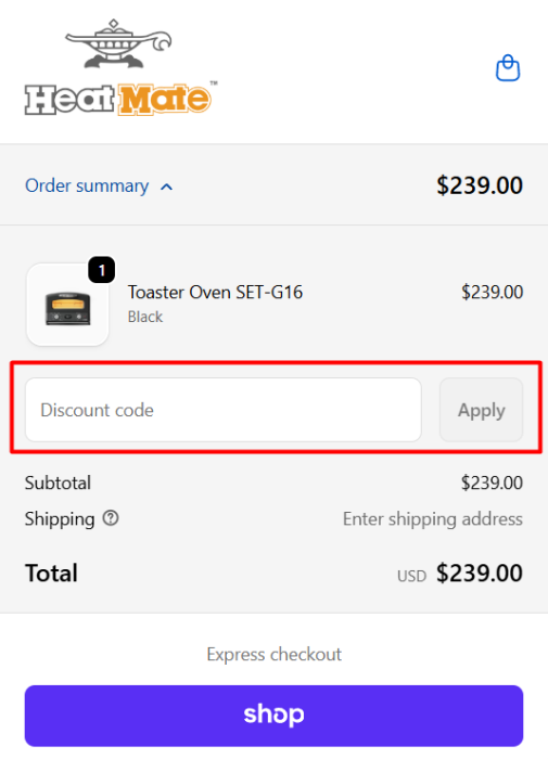 How to use HeatMate promo code