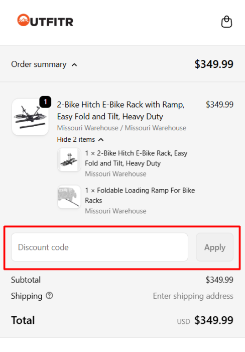 How to use OutfitR promo code