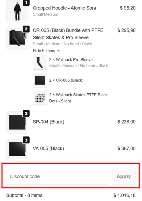 Where to enter WALLHACK promo code How to use WALLHACK promo code