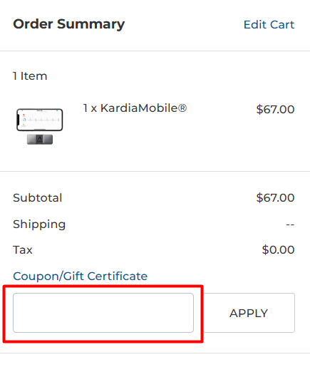 How to use Kardia by AliveCor promo code