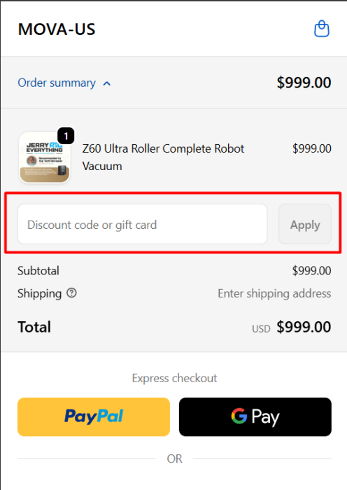 Where to enter Mova US promo code How to use Mova US promo code