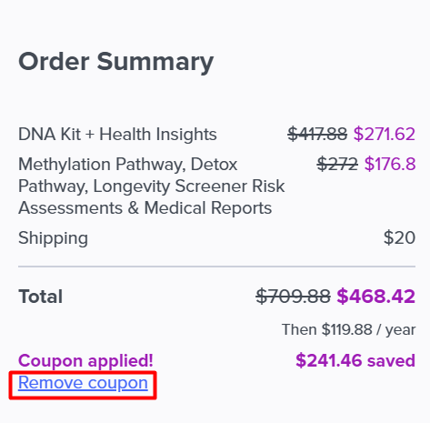 How to use SelfDecode promo code