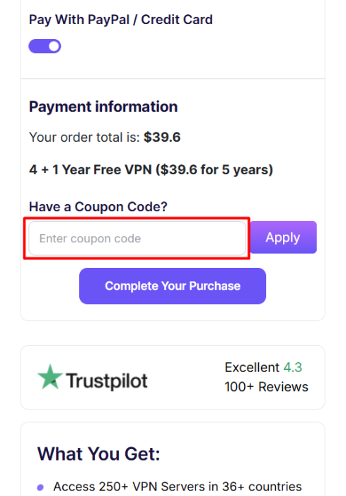 How to use iProVPN promo code