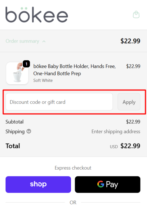 Where to enter Bökee promo code How to use Bökee promo code