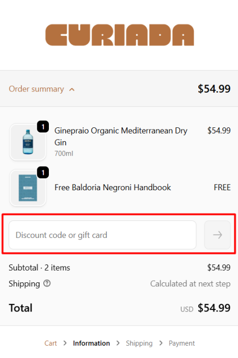 Where to enter Curiada promo code How to use Curiada promo code