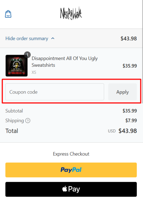 Where to enter Nerdywave promo code How to use Nerdywave promo code