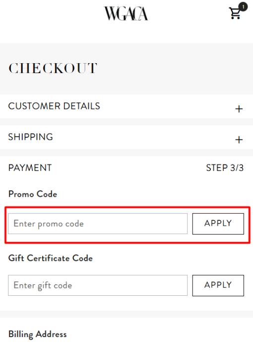 Where to enter What Goes Around Comes Around promo code How to use What Goes Around Comes Around promo code