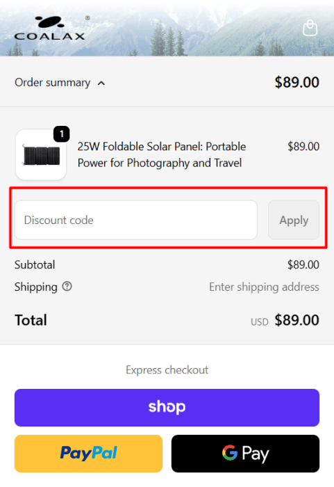 Where to enter Coalax promo code How to use Coalax promo code