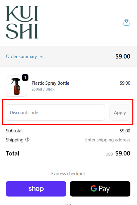 Where to enter Kuishi promo code How to use Kuishi promo code