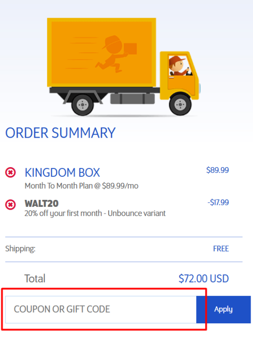 Where to enter Walt Life promo code How to use Walt Life promo code