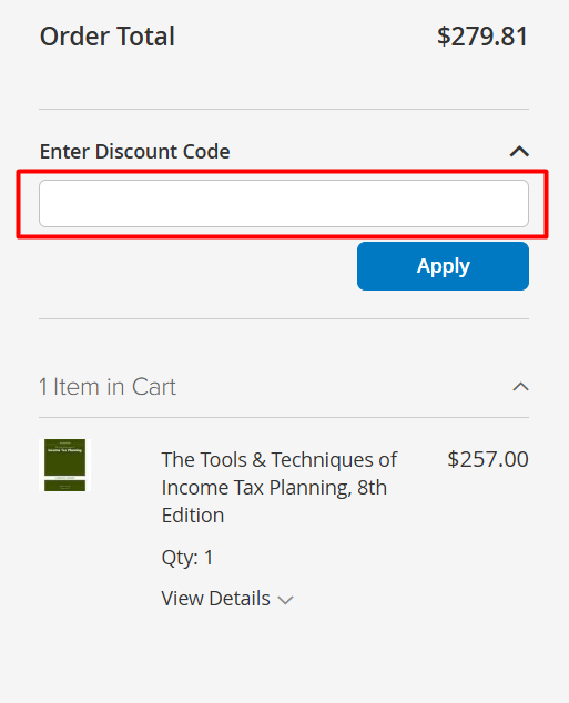 How to use National Underwriter promo code