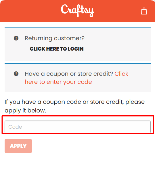 Where to enter Craftsy promo code How to use Craftsy promo code