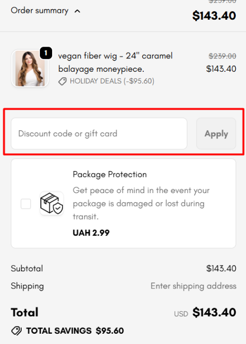 How to use Irresistible Me promo code