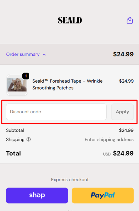 How to use Seald Wellness promo code