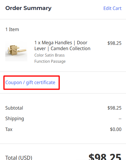 How to use Mega Handles promo code