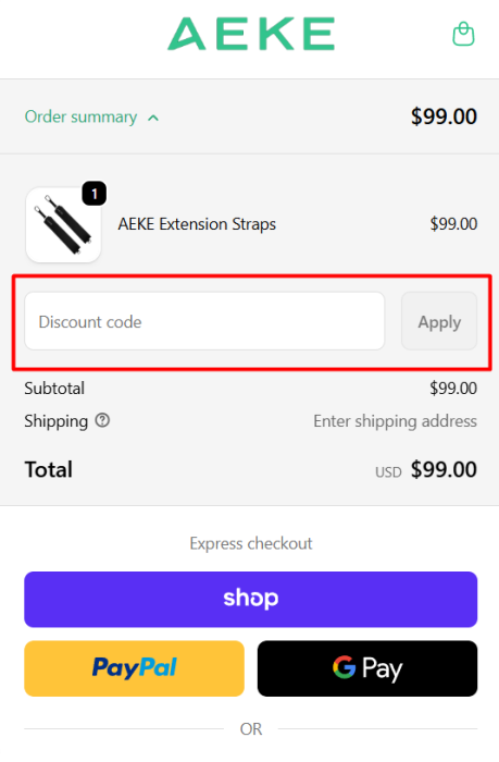 Where to enter AEKE promo code How to use AEKE promo code