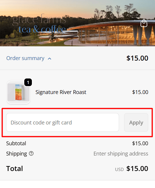 How to use Grace Farms Foods promo code