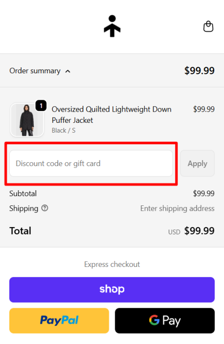 How to use Orolay promo code