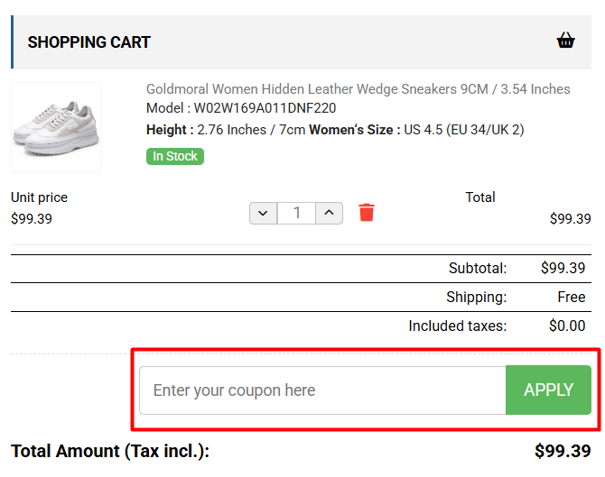 How to use GOLDMoral promo code
