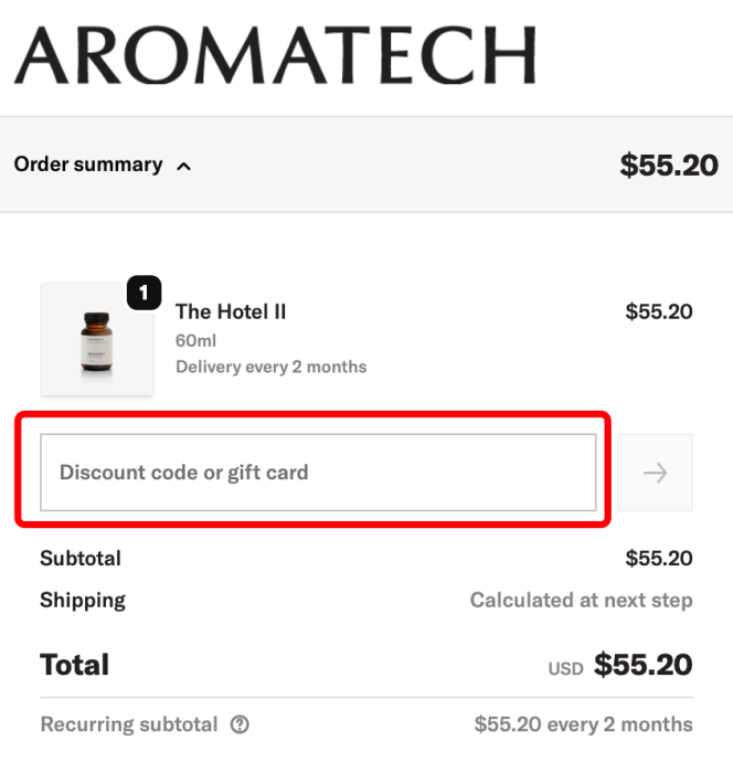 How to use AromaTech promo code