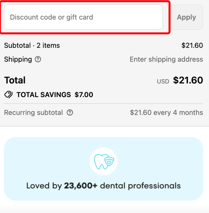 How to use COCOLAB promo code