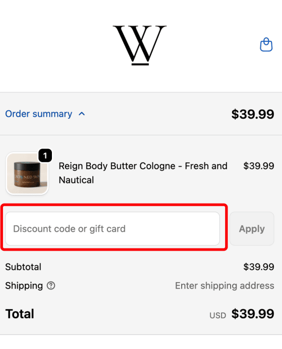 How to use Crowned Skin promo code