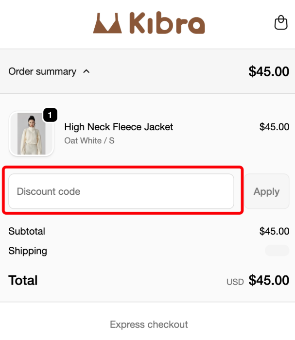 How to use Kibra promo code