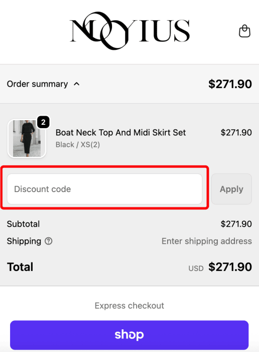 How to use Mooyius promo code