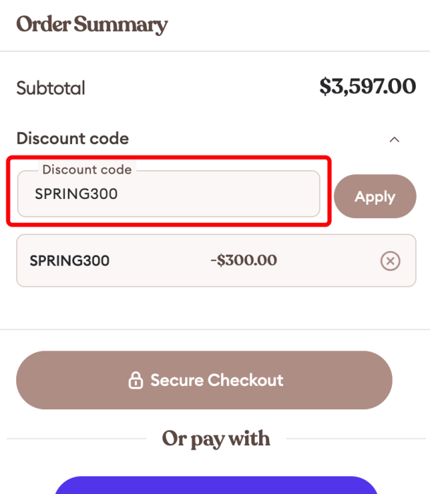 How to use Sofie Home promo code