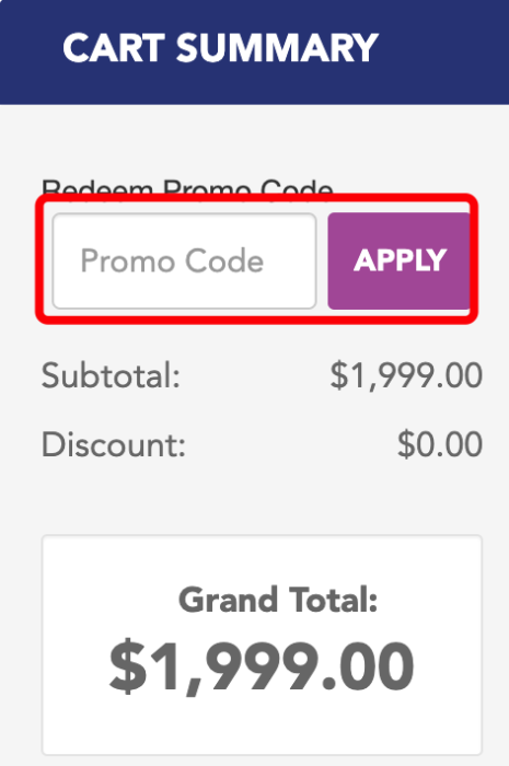 How to use Fitzgerald promo code